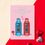 Funny Prime Drink Valentine's Card Cards for your Other Half Of Life & Lemons 