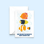 Funny Fish Father's Day Card Cards for Dad Of Life & Lemons 
