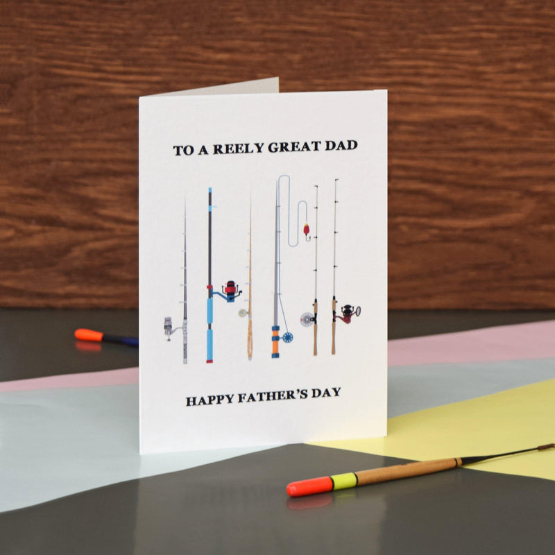 Funny Fishing Father's Day Card Cards for Dad Of Life & Lemons 