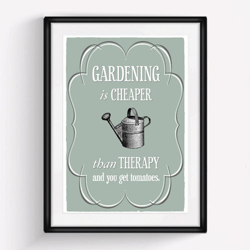 Gardening Quote Print General Prints Of Life & Lemons 