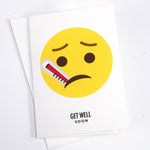 Emoji 'Get Well Soon' Card General cards Of Life & Lemons 