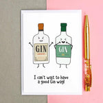 'Gin Wag' Card for Friend Cards for Friends Of Life & Lemons 