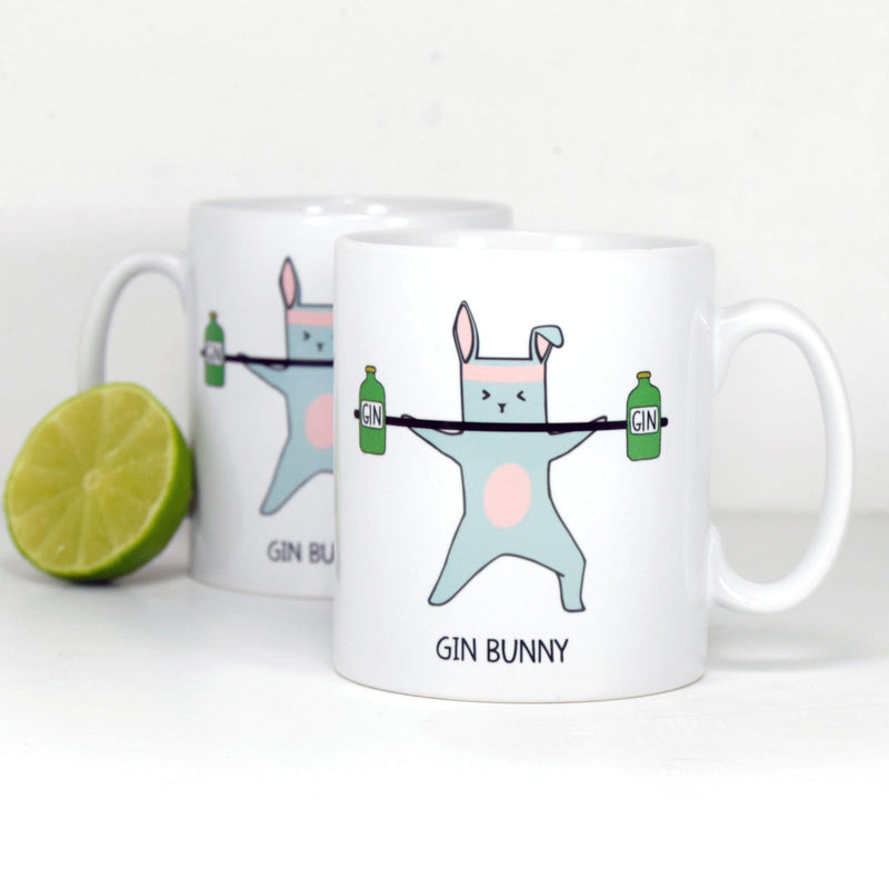 'Gin Bunny' Gin Mug Mug Of Life & Lemons 