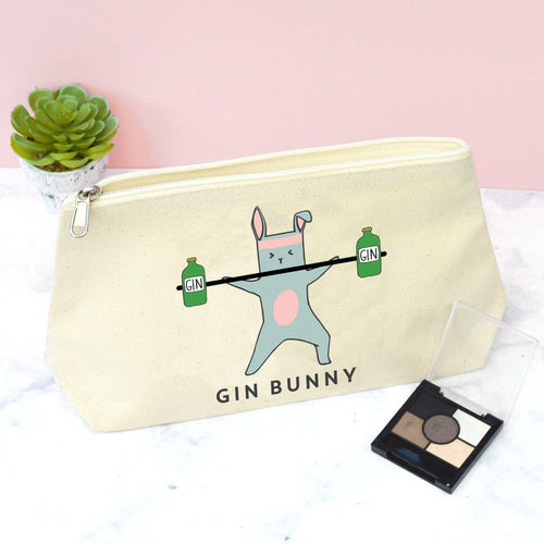'Gin Bunny' Make Up Bag Make Up Bags Of Life & Lemons 