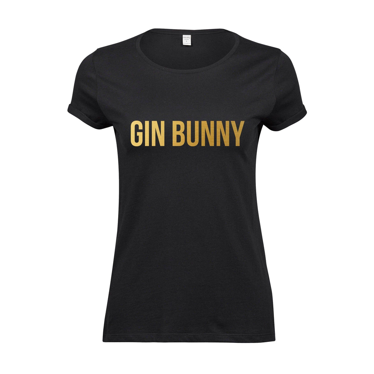 'Gin Bunny' Typographic Gin T-Shirt - Of Life & Lemons®