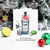 'Gin is for Life' Funny Gin Christmas Card Christmas Cards Of Life & Lemons 