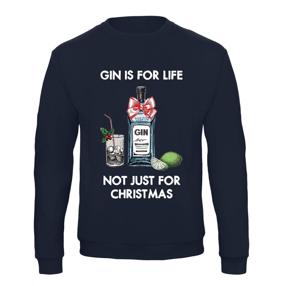 Ladies gin christmas new arrivals jumper