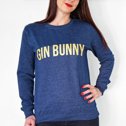 Gold 'Gin Bunny' Sweatshirt Sweatshirt Of Life & Lemons 