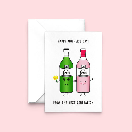 'Next GINeration' Mother's Day Card Cards for Mum Of Life & Lemons 