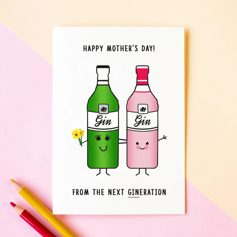 'Next GINeration' Mother's Day Card Cards for Mum Of Life & Lemons 