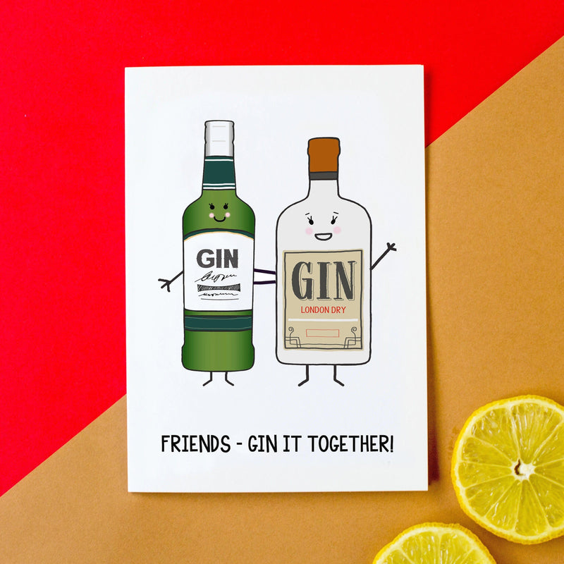 'Gin It Together' Card for Friend Cards for Friends Of Life & Lemons 