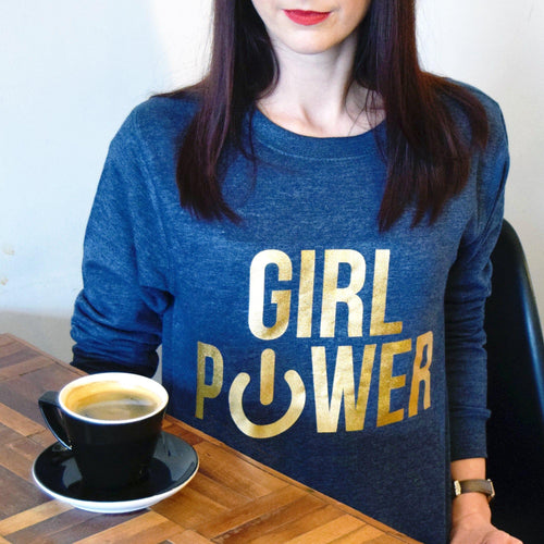 'Girl Power' Women's Sweatshirt Sweatshirt Of Life & Lemons 