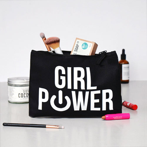 'Girl Power' Wash Bag Wash Bags Of Life & Lemons 