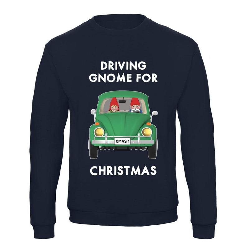 'Driving Gnome For Christmas' Jumper Sweatshirt Of Life & Lemons 