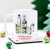 'Good Tonics We Bring' Gin Christmas Mug Mug Of Life & Lemons 