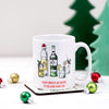 'Good Tonics We Bring' Gin Christmas Mug Mug Of Life & Lemons 