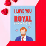 Funny Prince Harry Valentine's Card Birthday Cards Of Life & Lemons 