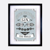 Gin Quote Print General Prints Of Life & Lemons 