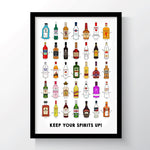 'Keep Your Spirits Up' Print Montage Prints Of Life & Lemons 