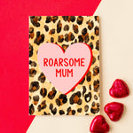 'Roarsome Mum' Leopard Print Card for Mum Cards for Mum Of Life & Lemons 