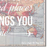 Personalised Love Quote Map Print Map Prints Of Life & Lemons 