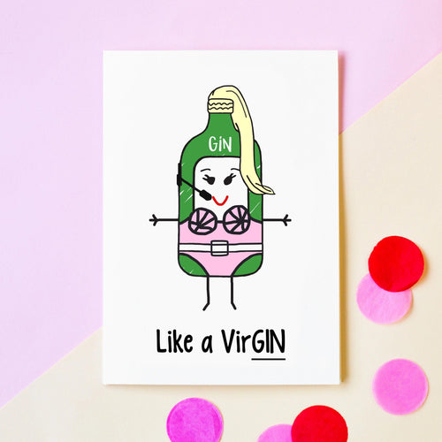 'Like a VirGIN' Funny Card General Cards Of Life & Lemons 