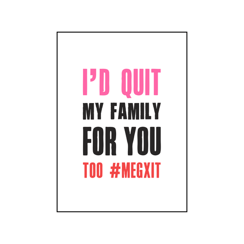 Funny 'Megxit' Valentine's Card Cards for your Other Half Of Life & Lemons 