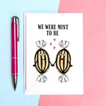 'Mint To Be' Funny Valentine's Card Cards for your Other Half Of Life & Lemons 