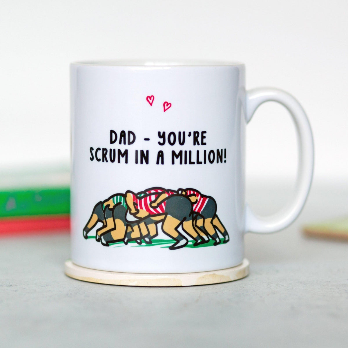 'Scrum In A Million' Rugby Mug for Dad - Of Life & Lemons®