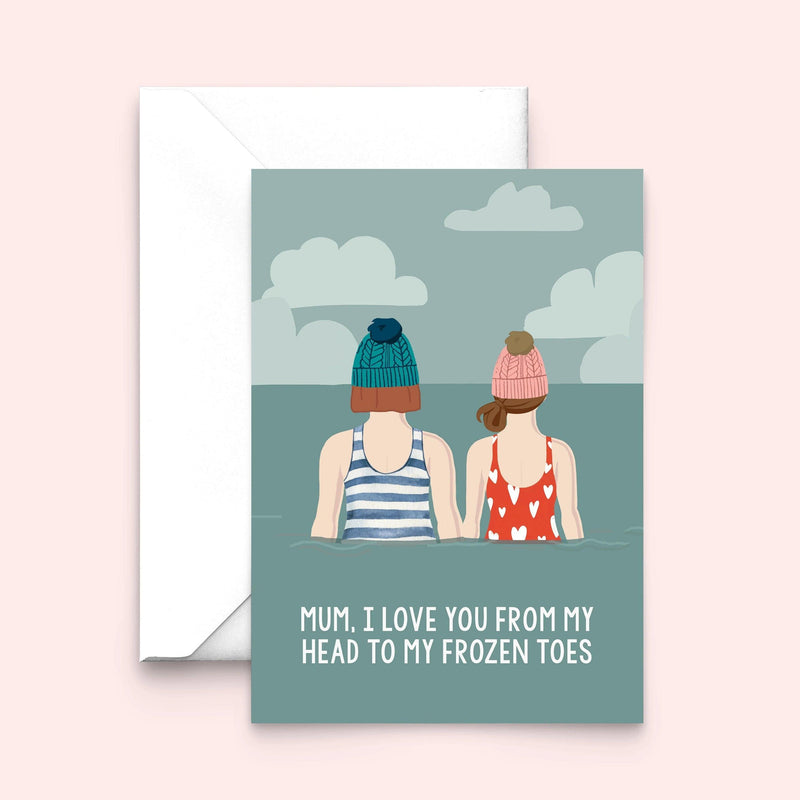 Open Water Swimming Mother's Day Card Cards for Mum Of Life & Lemons 