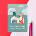 Open Water Swimming Mother's Day Card Cards for Mum Of Life & Lemons 