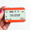 Personalised Train Ticket Keyring for Mum Personalised Keyring Of Life & Lemons 