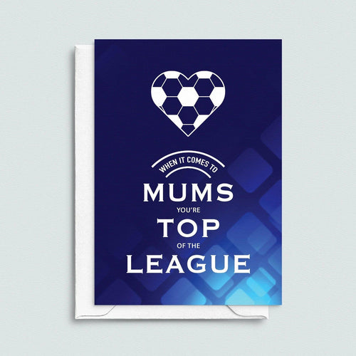 'Top Of The League' Football Mother's Day Card Cards for your Other Half Of Life & Lemons 