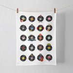 Illustrated Music Genres Tea Towel Tea Towel Of Life & Lemons 