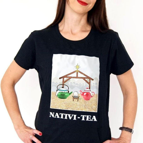 Funny Tea Christmas T-Shirt T-Shirt Of Life & Lemons 