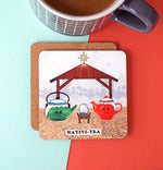 Funny Christmas Tea Coaster Coaster Of Life & Lemons® 