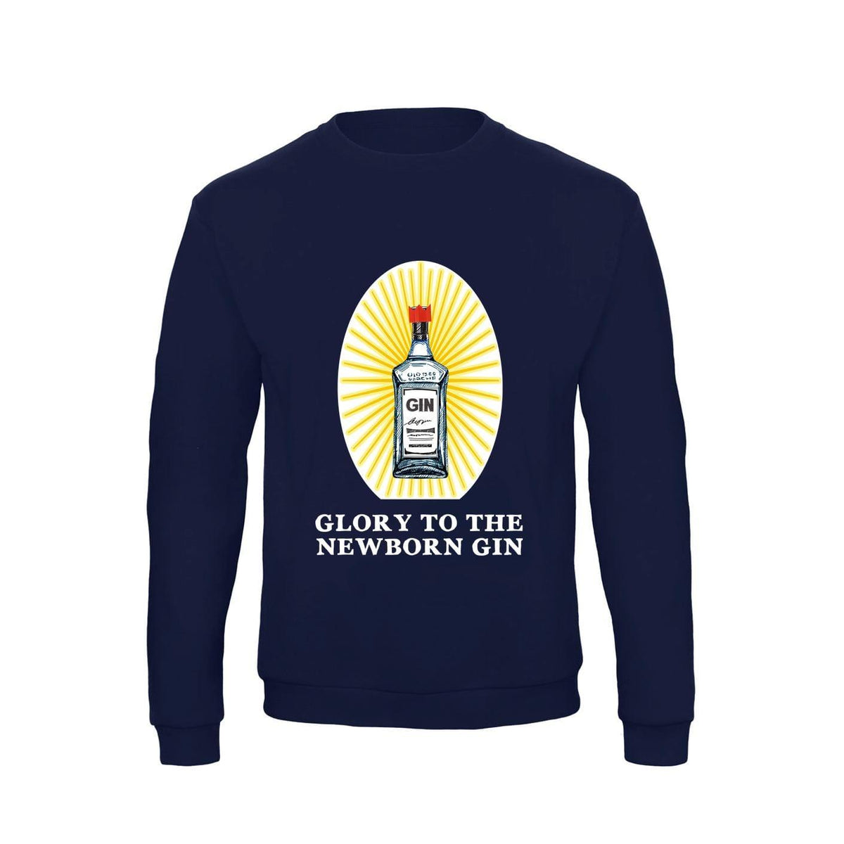 'Glory to the Newborn Gin' Christmas Jumper - Of Life & Lemons®