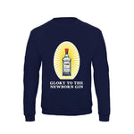 'Glory to the Newborn Gin' Christmas Jumper Sweatshirt Of Life & Lemons 