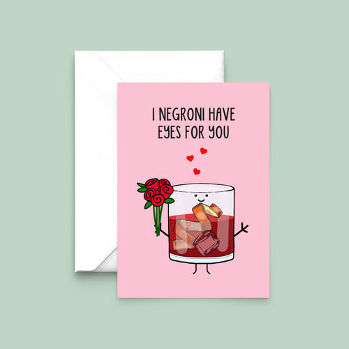Funny Negroni Card for Partner Cards for your Other Half Of Life & Lemons 