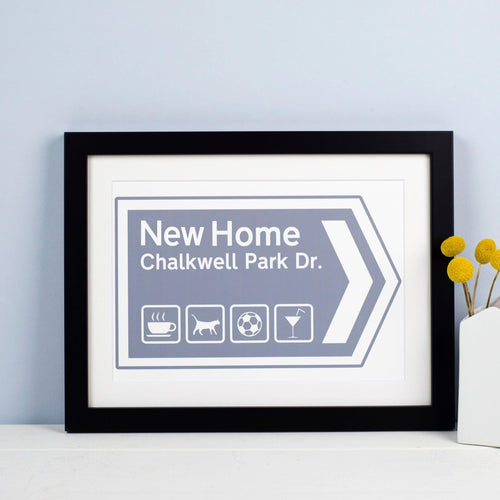 Personalised New Home Print Personalised Prints Of Life & Lemons 