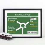 Personalised Road Sign Print Personalised Prints Of Life & Lemons 