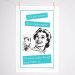 Funny Vodka Tea Towel Tea Towel Of Life & Lemons 