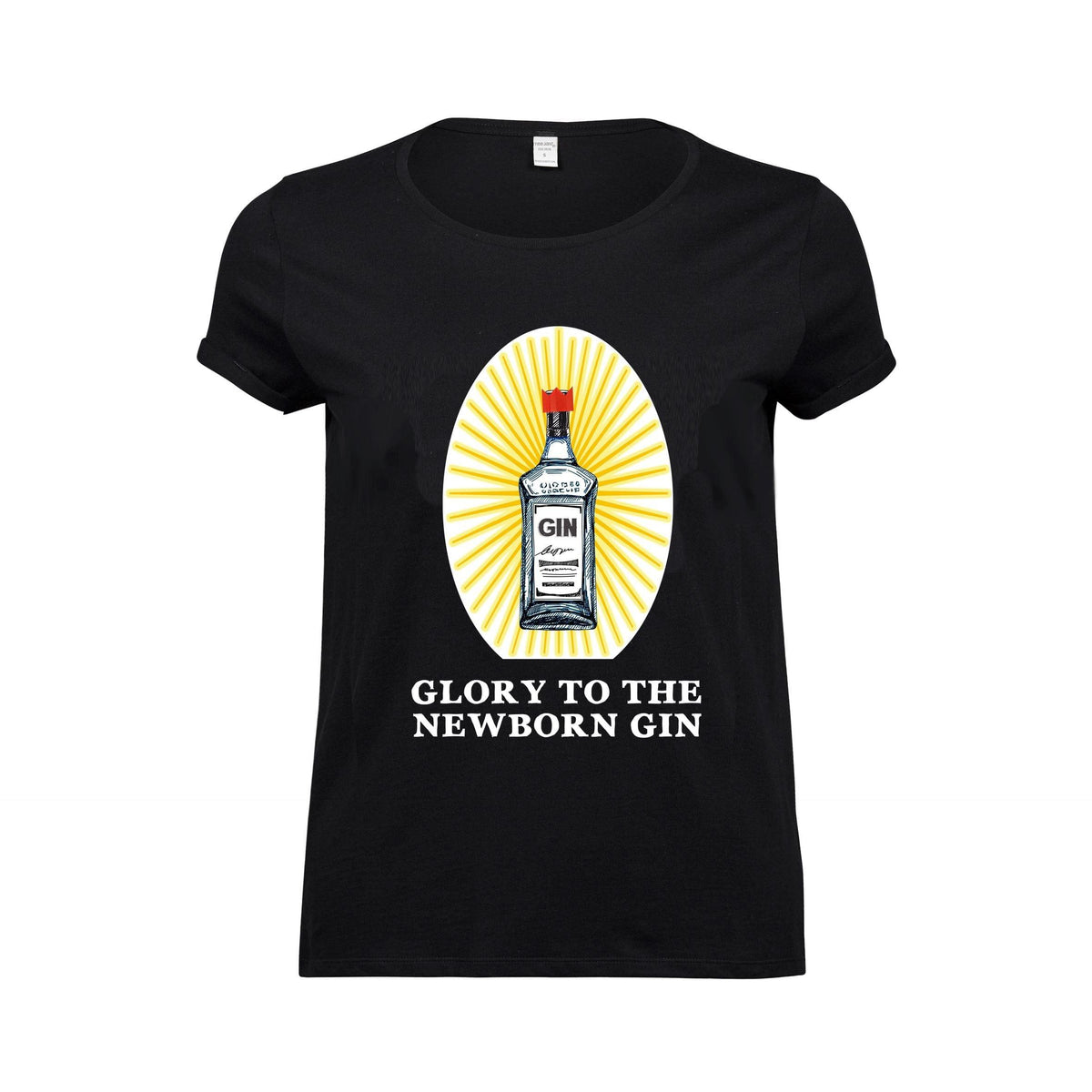 'Glory To The Newborn Gin' Christmas T-Shirt T-Shirt Of Life & Lemons 
