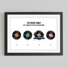 Personalised Music Family Print