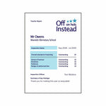 Personalised Report Style Teacher Card Cards for Teachers Of Life & Lemons 