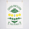 Funny Gin Tea Towel Tea Towel Of Life & Lemons 
