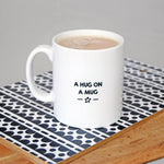 'Hug On A Mug' Personalised Mug Gift Personalised Mug Of Life & Lemons 