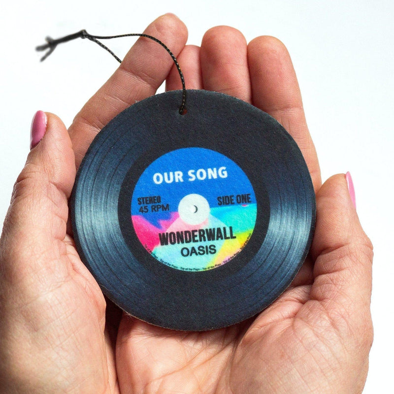 Personalised 'Our Song' Car Air Freshener