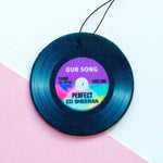 Personalised 'Our Song' Car Air Freshener