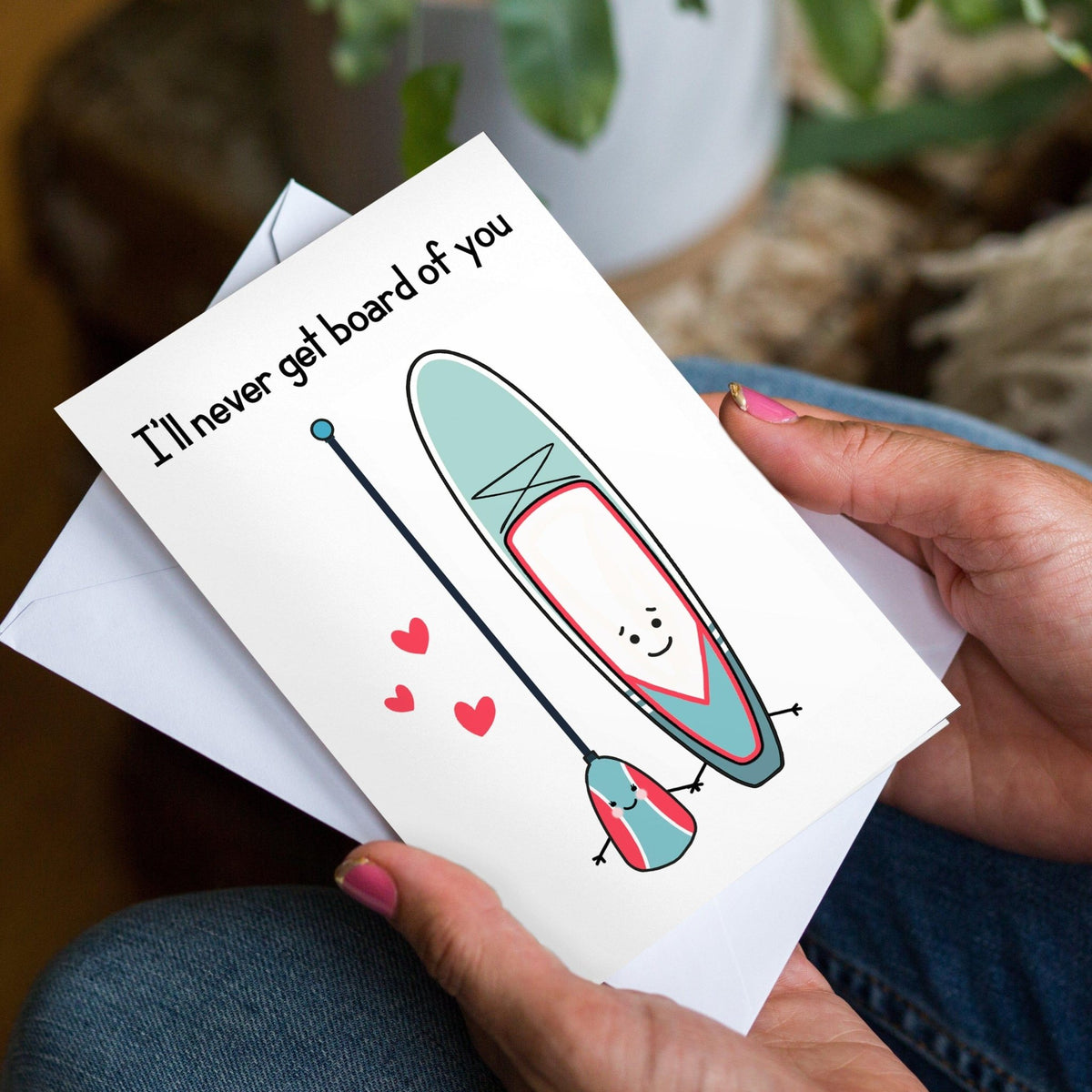 Stand Up Paddle Board Card For Partner - Of Life & Lemons®